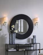 Image 2 of 4: Jamie Young Paddock Wall Mirror, 39" Round