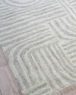 Image 2 of 7: Exquisite Rugs Juno Hand-Tufted Gray/Ivory Rug, 8' x 10'