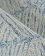 Image 4 of 7: Exquisite Rugs Kascata Hand-Tufted Blue/Ivory Rug, 9' x 12'