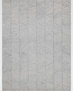 Image 1 of 7: Exquisite Rugs Kascata Hand-Tufted Blue/Ivory Rug, 8' x 10'