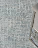 Image 5 of 8: Exquisite Rugs Miami Hand-Tufted Silver Rug, 12' x 15'