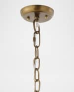 Image 4 of 5: Jamie Young Clamshell 3-Light Chandelier, 27"
