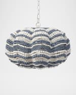 Image 3 of 5: Jamie Young Clamshell 3-Light Chandelier, 27"
