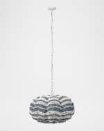 Image 1 of 5: Jamie Young Clamshell 3-Light Chandelier, 27"
