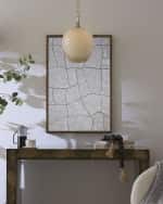 Image 2 of 4: Jamie Young Fractured Wall Mirror, 35"