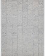 Image 8 of 8: Exquisite Rugs Kascata Hand-Tufted Blue/Ivory Rug, 12' x 15'