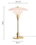 Image 5 of 5: Louis Poulsen Ph 3/2 Table Lamp