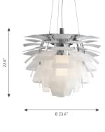 Image 3 of 3: Louis Poulsen PH 24" Artichoke Pendant