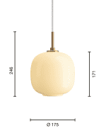 Image 3 of 5: Louis Poulsen VL45 Radiohus 6.8" Pendant