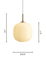 Image 4 of 5: Louis Poulsen VL45 Radiohus 6.8" Pendant