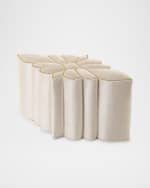 Image 3 of 6: Haute House Elizabeth Snow Ottoman