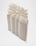 Image 4 of 6: Haute House Elizabeth Snow Ottoman