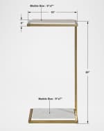 Image 3 of 3: The Uttermost Co Elevate Drink Table