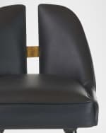 Image 5 of 5: Arteriors Crowley Split-Back 30.5" Bar Stool