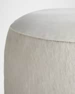 Image 2 of 7: Arteriors Wimberley Hair on Hide Ottoman