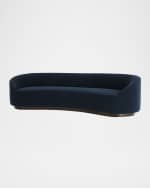 Image 1 of 6: Arteriors Turner Velvet Sofa, 108"