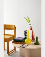 Image 4 of 4: Kosta Boda Lab Measuring Flask Vase, Green