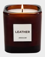 Image 3 of 3: Assouline Leather Candle, 8 oz.
