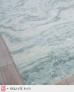 Image 2 of 8: Exquisite Rugs x THE MET Saccara Hand-Loomed Blue Rug, 12' x 15'