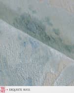 Image 4 of 7: Exquisite Rugs x THE MET Saccara Hand-Loomed Blue Rug, 8' x 10'
