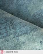 Image 4 of 7: Exquisite Rugs x THE MET Papyrus Hand-Loomed Blue Rug, 9' x 12'