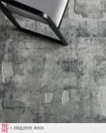 Image 7 of 7: Exquisite Rugs x THE MET Papyrus Hand-Loomed Gray Rug, 8' x 10'