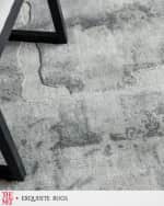 Image 6 of 7: Exquisite Rugs x THE MET Papyrus Hand-Loomed Gray Rug, 6' x 9'