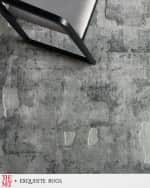 Image 7 of 7: Exquisite Rugs x THE MET Papyrus Hand-Loomed Gray Rug, 6' x 9'