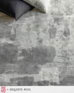 Image 5 of 8: Exquisite Rugs x THE MET Papyrus Hand-Loomed Blue/Gray Rug, 10' x 14'