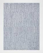 Image 1 of 8: Exquisite Rugs Veneta Hand-Tufted Blue Rug, 5' x 8'