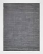 Image 1 of 8: Exquisite Rugs Pavia Hand-Loomed Gray Rug, 8' x 10'