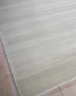Image 2 of 8: Exquisite Rugs Pavia Hand-Loomed Silver Rug, 9' x 12'