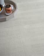Image 7 of 8: Exquisite Rugs Pavia Hand-Loomed Silver Rug, 9' x 12'