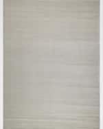 Image 1 of 8: Exquisite Rugs Pavia Hand-Loomed Silver Rug, 9' x 12'