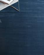 Image 7 of 9: Exquisite Rugs Pavia Hand-Loomed Navy Rug, 12' x 15'