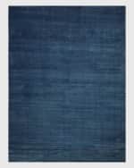 Image 1 of 8: Exquisite Rugs Pavia Hand-Loomed Navy Rug, 10' x 14'