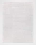 Image 1 of 6: Exquisite Rugs Pavia Hand-Loomed White Rug, 9' x 12'