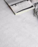 Image 5 of 6: Exquisite Rugs Pavia Hand-Loomed White Rug, 8' x 10'
