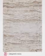 Image 8 of 8: Exquisite Rugs x THE MET Travertine Hand-Loomed Beige Rug, 12' x 15'