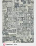 Image 8 of 8: Exquisite Rugs x THE MET Papyrus Hand-Loomed Gray Rug, 10' x 14'