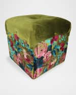 Image 3 of 4: Haute House Spring Jewel Ottoman