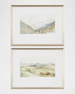 Image 2 of 2: Shadow Catchers "Mountain Valley I" Framed Giclee on Paper, 27" x 19"