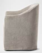 Image 3 of 5: Four Hands Cove Jute-Blend Dining Arm Chair