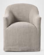 Image 1 of 5: Four Hands Cove Jute-Blend Dining Arm Chair