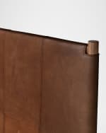 Image 4 of 6: Four Hands Salado Leather King Bed