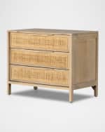 Image 2 of 7: Four Hands Sydney Large Nightstand