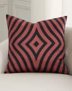 Image 2 of 2: Christian Lacroix Mila Embroidered Pillow, 20" Square