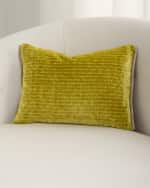 Image 1 of 3: Designers Guild Mazarin Velvet Decorative Pillow, 12" x 16"