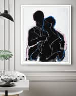 Image 2 of 3: RFA Fine Art "Couple 2" Hand-Embellished Giclee by Robert Robinson