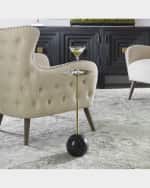 Image 5 of 6: The Uttermost Co Gimlet Drink Table